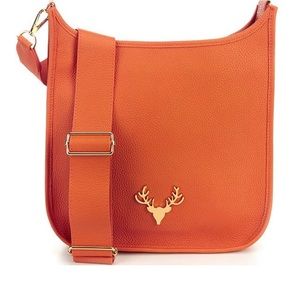 Taxidermy Sayre Crossbody Orange